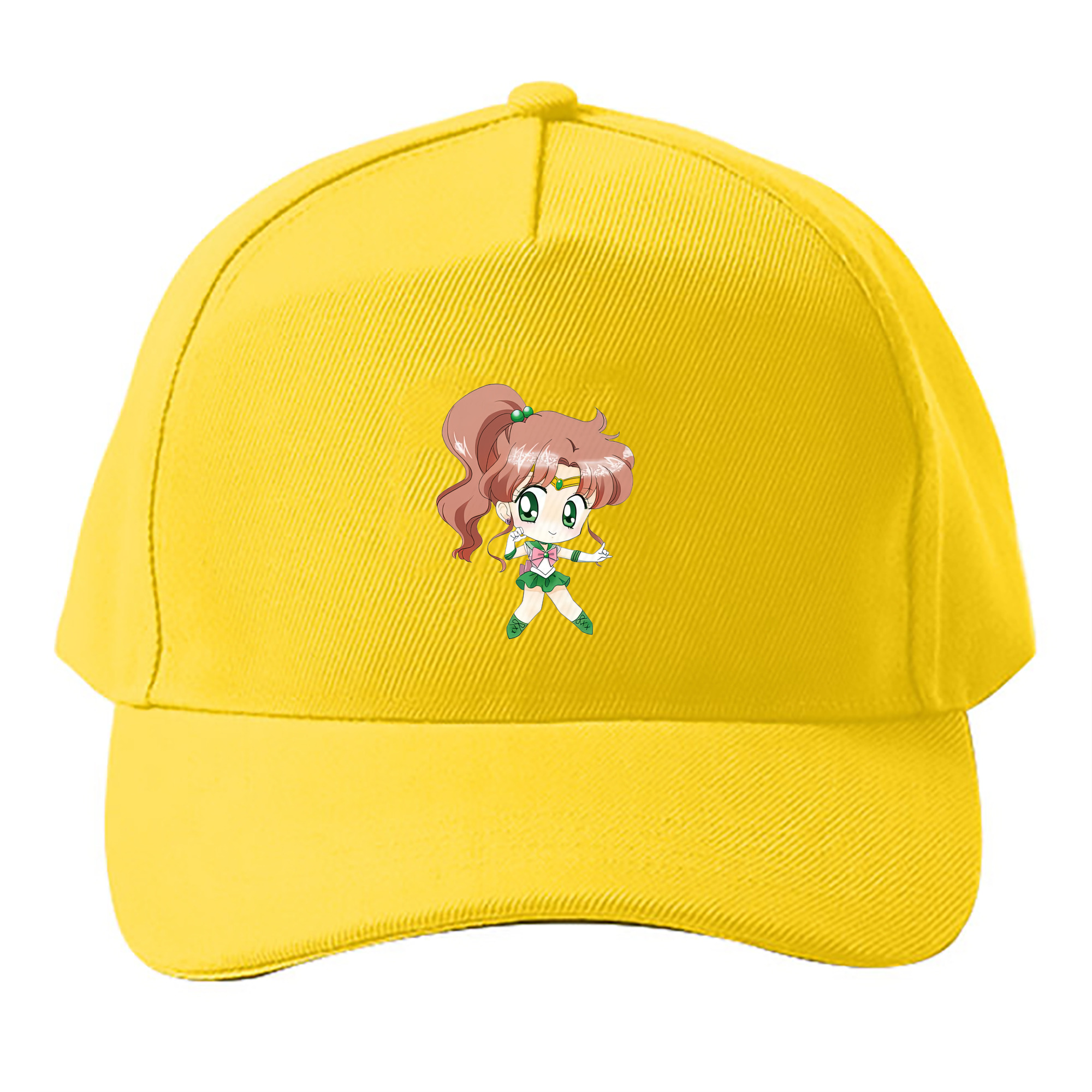 （画像用） 美少女戦士セーラームーン 木野 まこと きの まこと Sailor Moon Kino Makoto （セーラージュピター；Sailor Jupiter） ベースボールキャップ 綿100％ 男女兼用 帽子 スポーツ